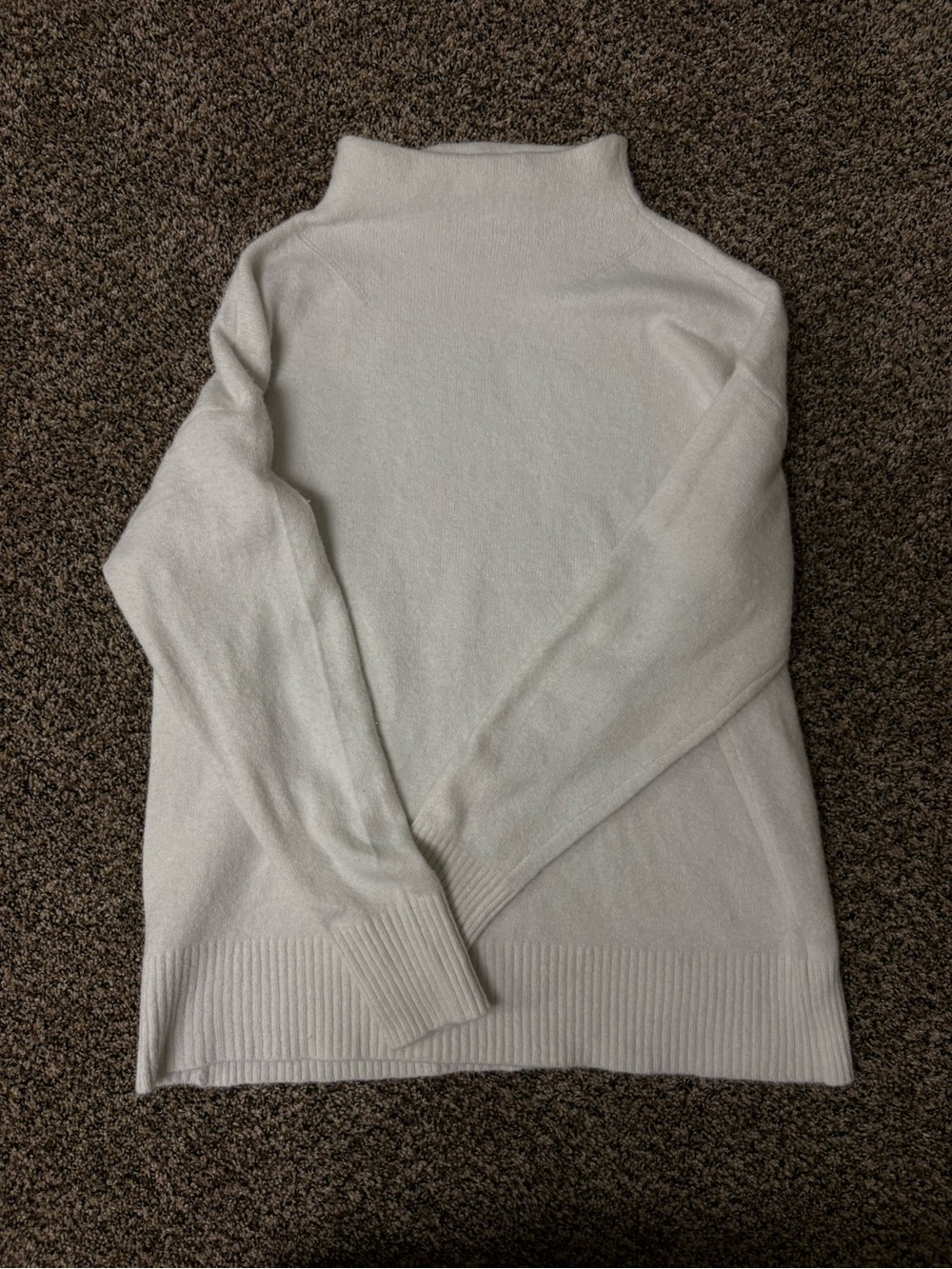Nine West Cream Turtleneck Sweater